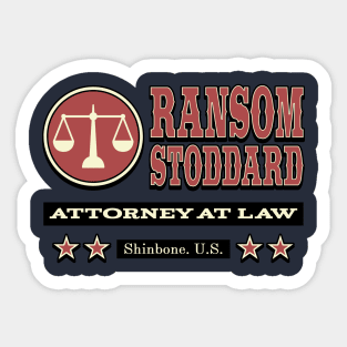 Ransom Stoddard - Who Shot Liberty Valance Sticker